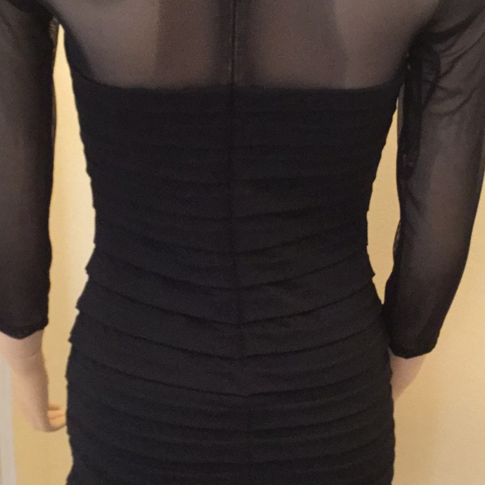TADASHI BLACK DRESS XS - Picture 4 of 5